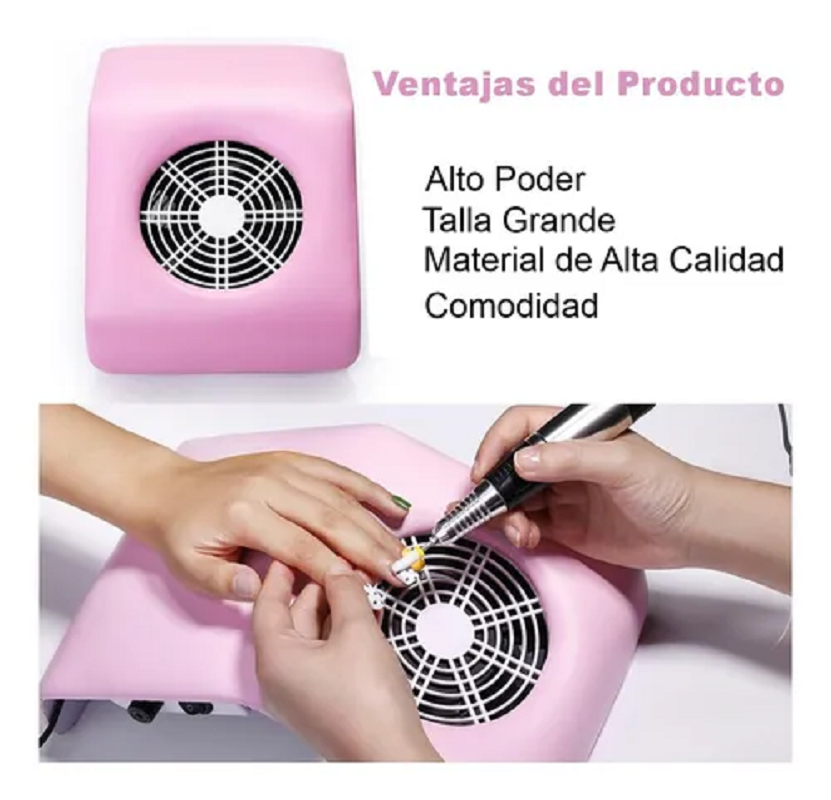 Extractor Polvo Uñas Limpiador Manicura